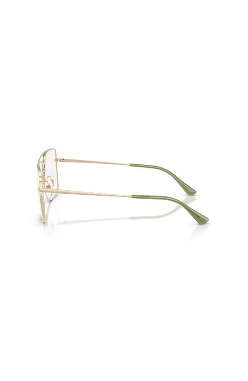 Ray Ban Ray-ban 56mm Square Optical Glasses In Neutral
