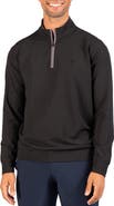 TailorByrd Micro Grid Quarter Zip Performance Pullover