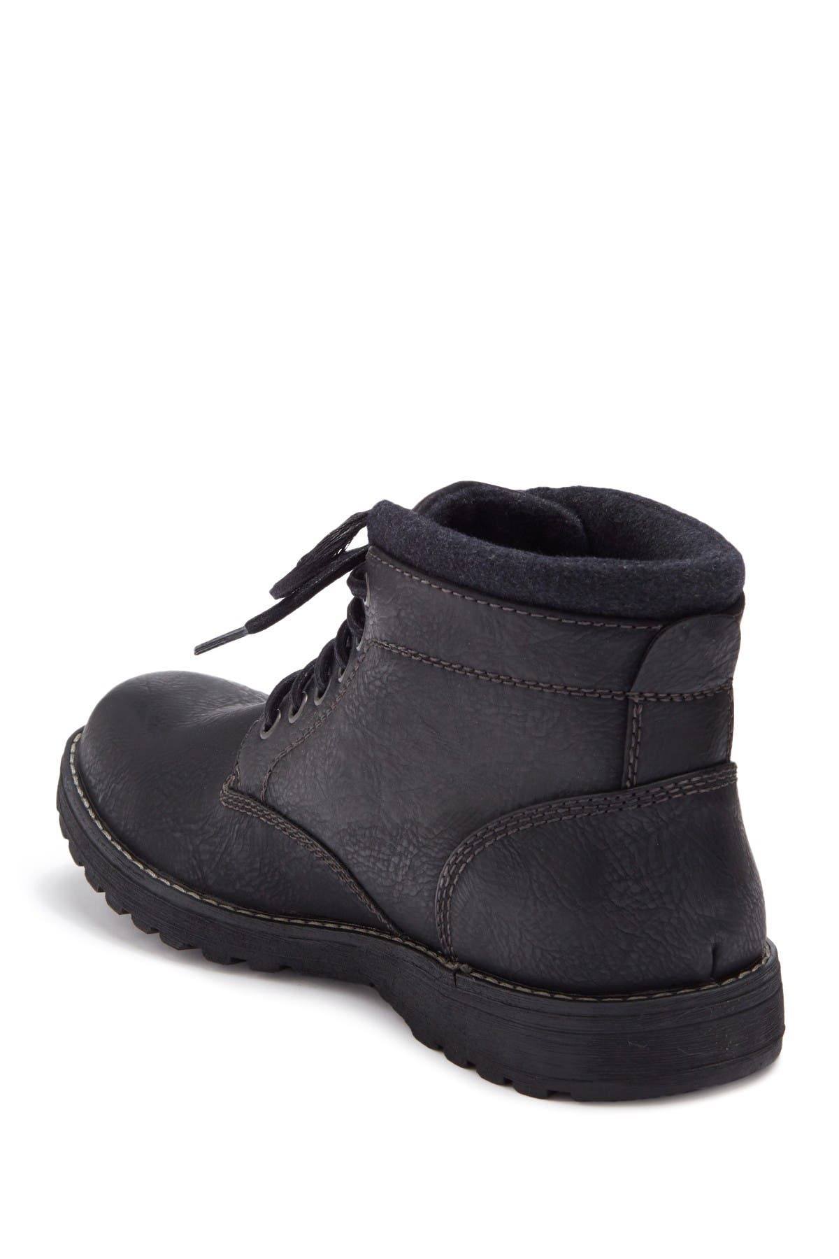 Eastland Finn Plain Toe Boot, Alternate, color, Black
