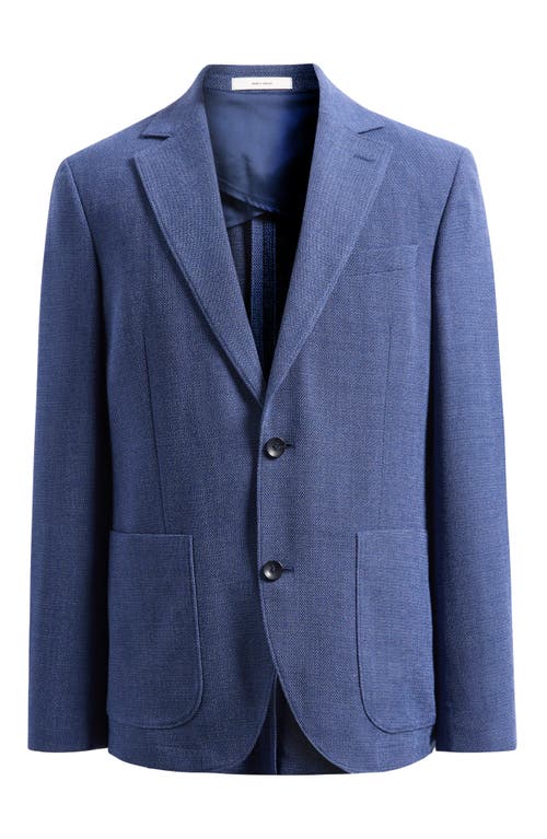 Nordstrom Textured Knit Wool Sport Coat In Blue