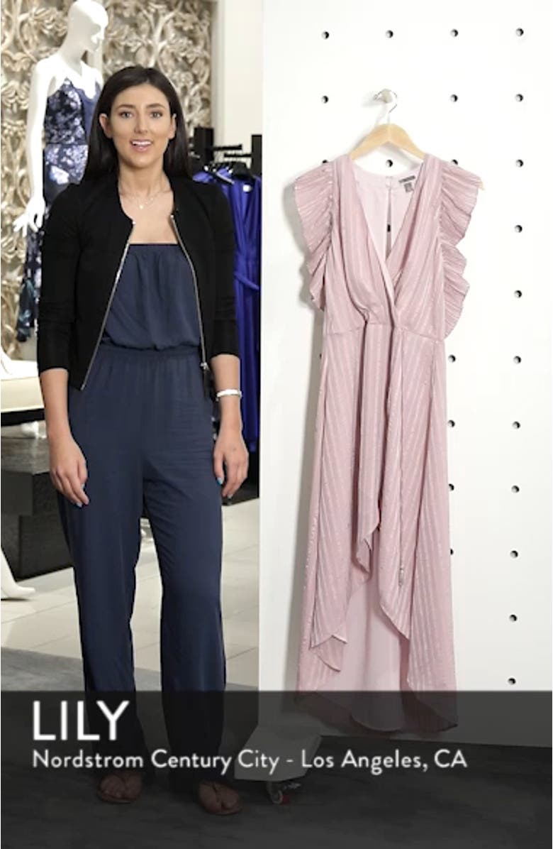 Shadow Stripe Midi Dress, sales video thumbnail