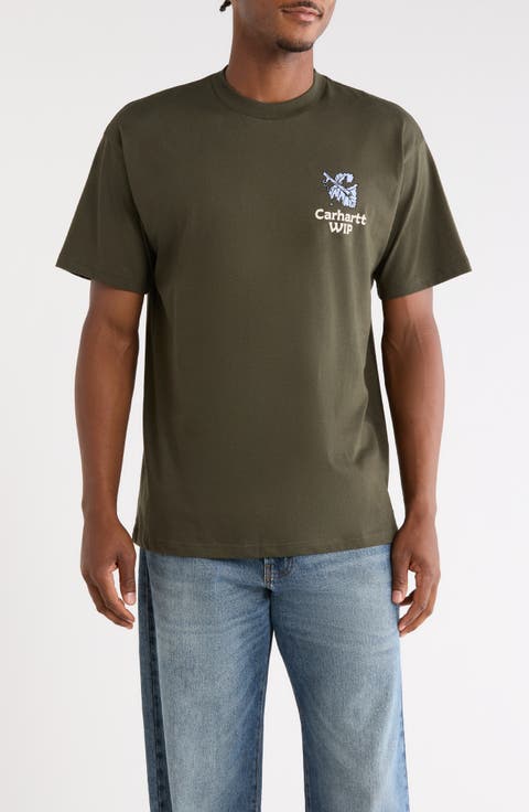 Grape Picker Organic Cotton Graphic T-Shirt