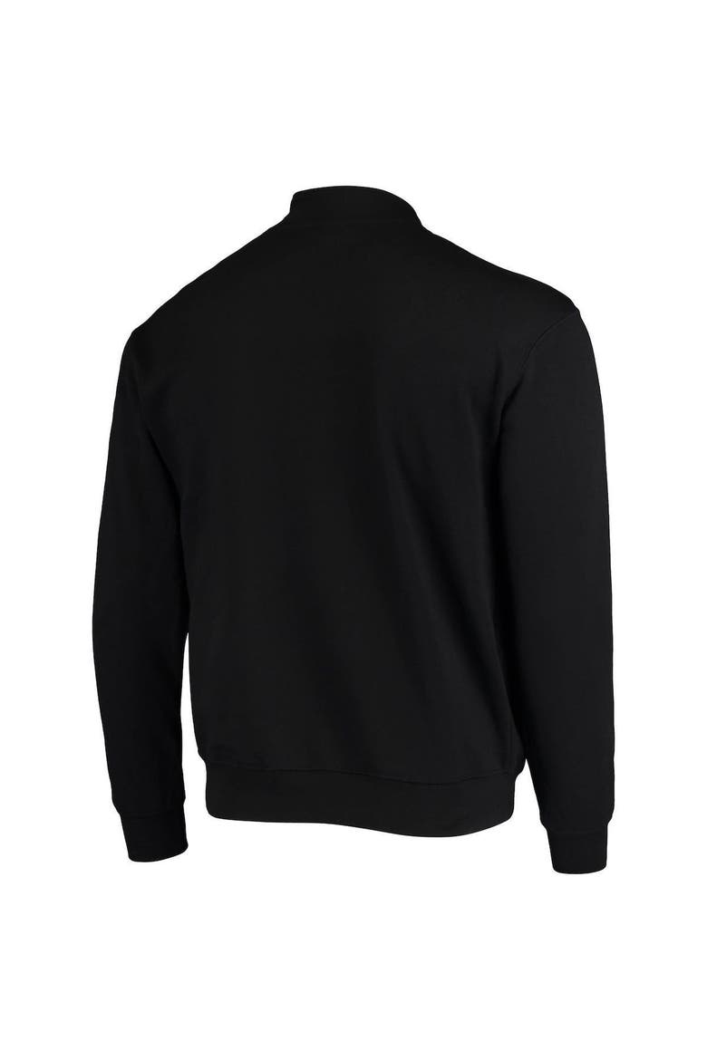 Men's Colosseum Black Hawaii Warriors Tortugas Logo Quarter-Zip Jacket, Alternate, color, Black