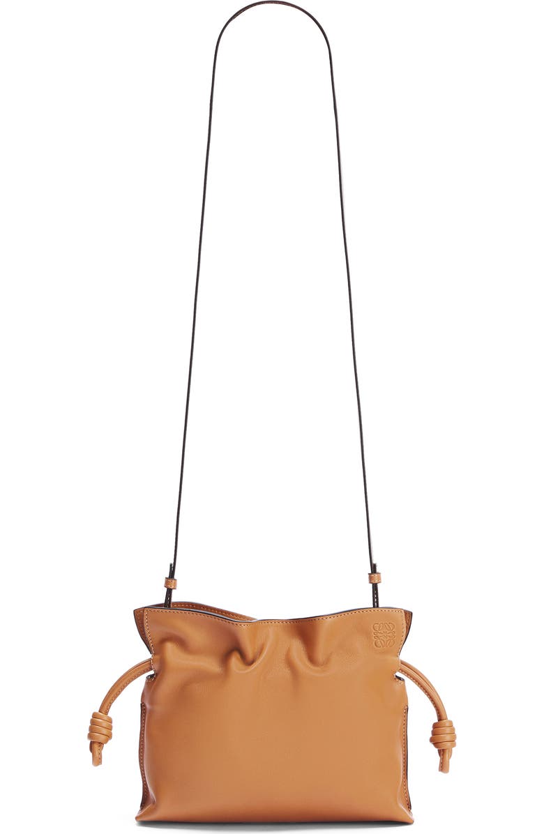 Loewe Nano Flamenco Leather Clutch, Alternate, color,