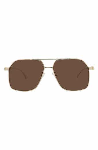 59mm Aviator Sunglasses