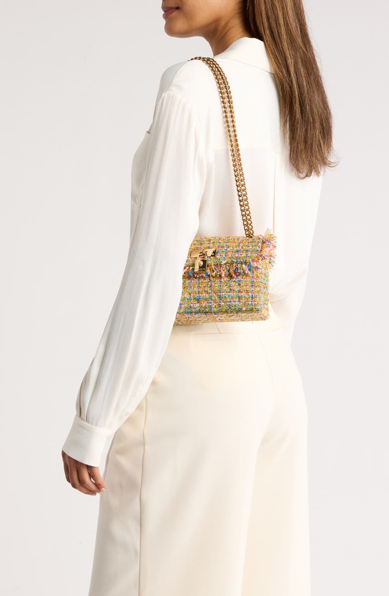 Kurt Geiger London Mini Brixton Tweed Shoulder Bag, Alternate, color,