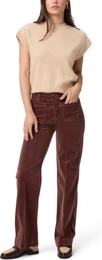 PAIGE Sasha Corduroy High Waist Straight Leg Pants | Nordstrom PAIGE Sasha Corduroy High Waist Straight Leg Pants | Nordstrom