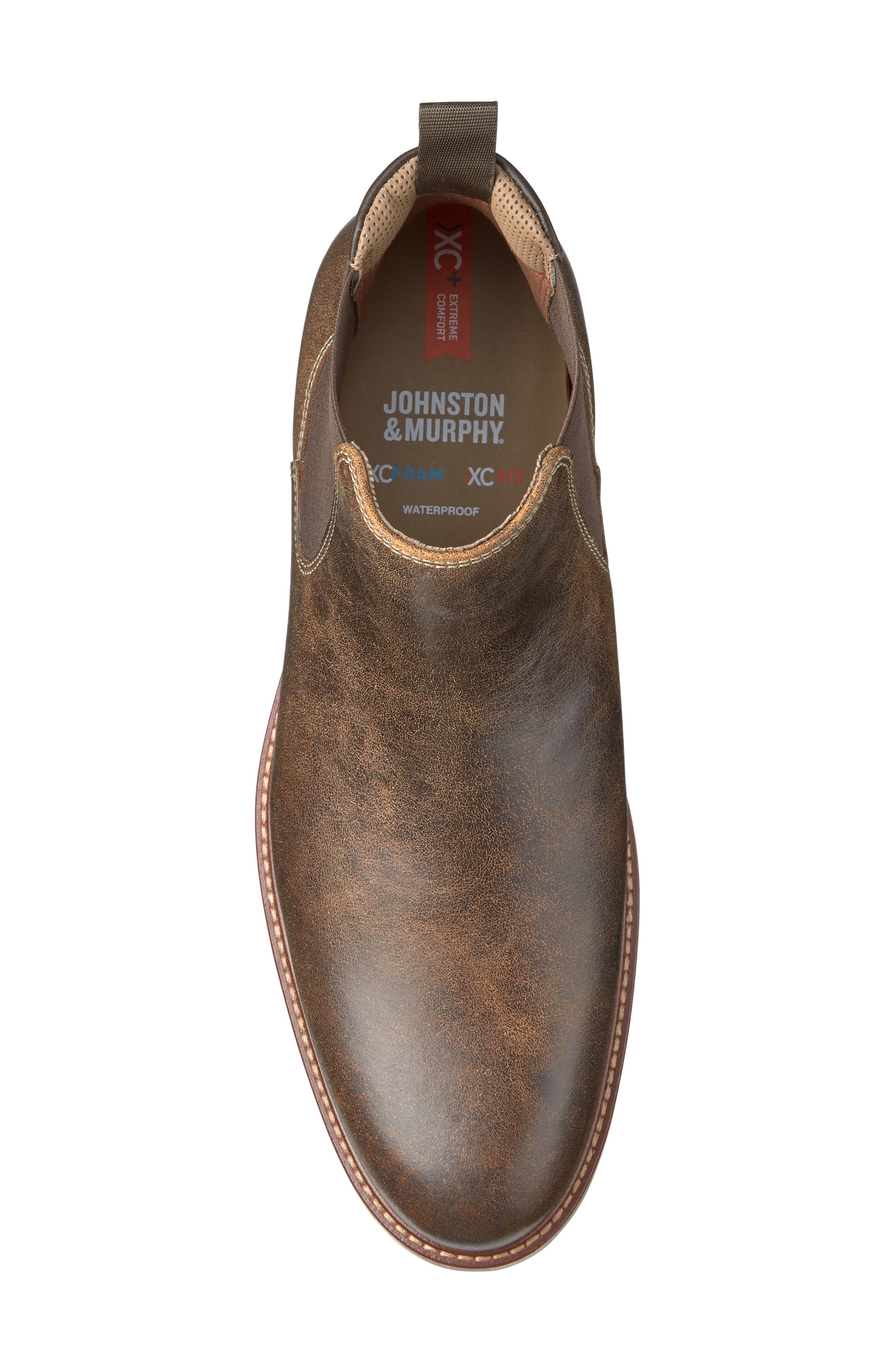 XC Durham Waterproof Chelsea Boot, Alternate, color, DARK BROWN WATERPROOF LEATHER