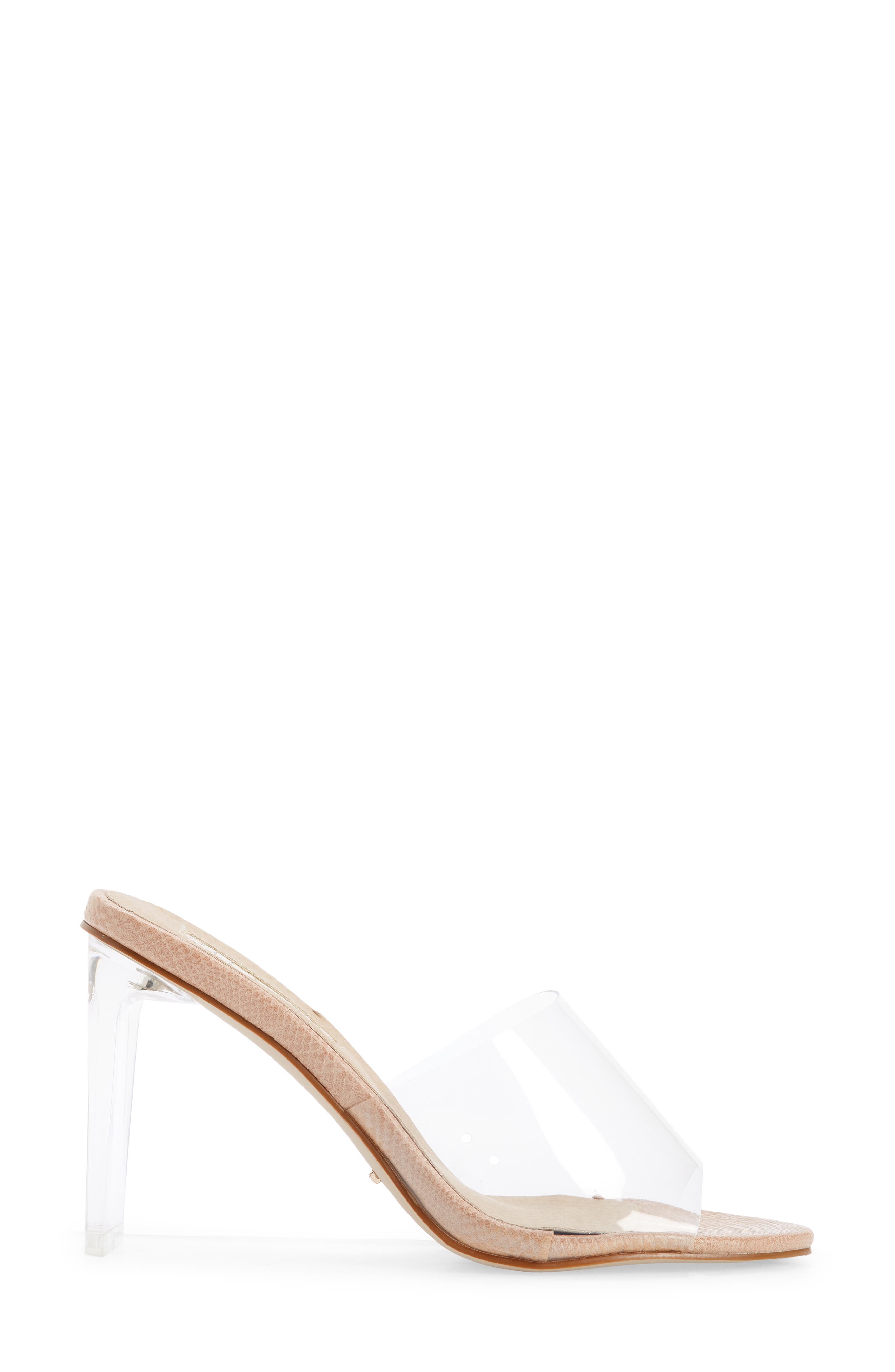 Billini Saskia Transparent Block Heel Sandal, Alternate, color, 