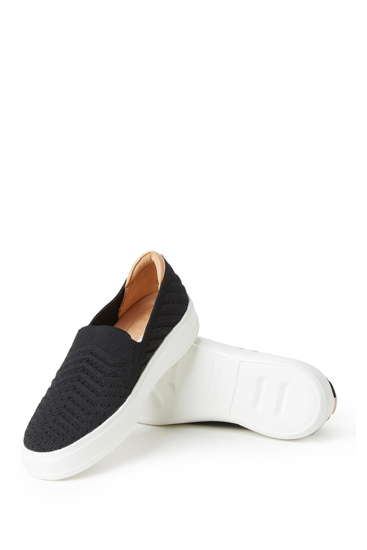 ORIGINAL COMFORT BY DEARFOAMS Sophie Knit Slip-On Sneaker, Alternate, color, Black2