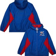 Mitchell & Ness Men's Mitchell & Ness Blue Denver Nuggets Playmaker Full-Zip Hooded Windbreaker Jacket