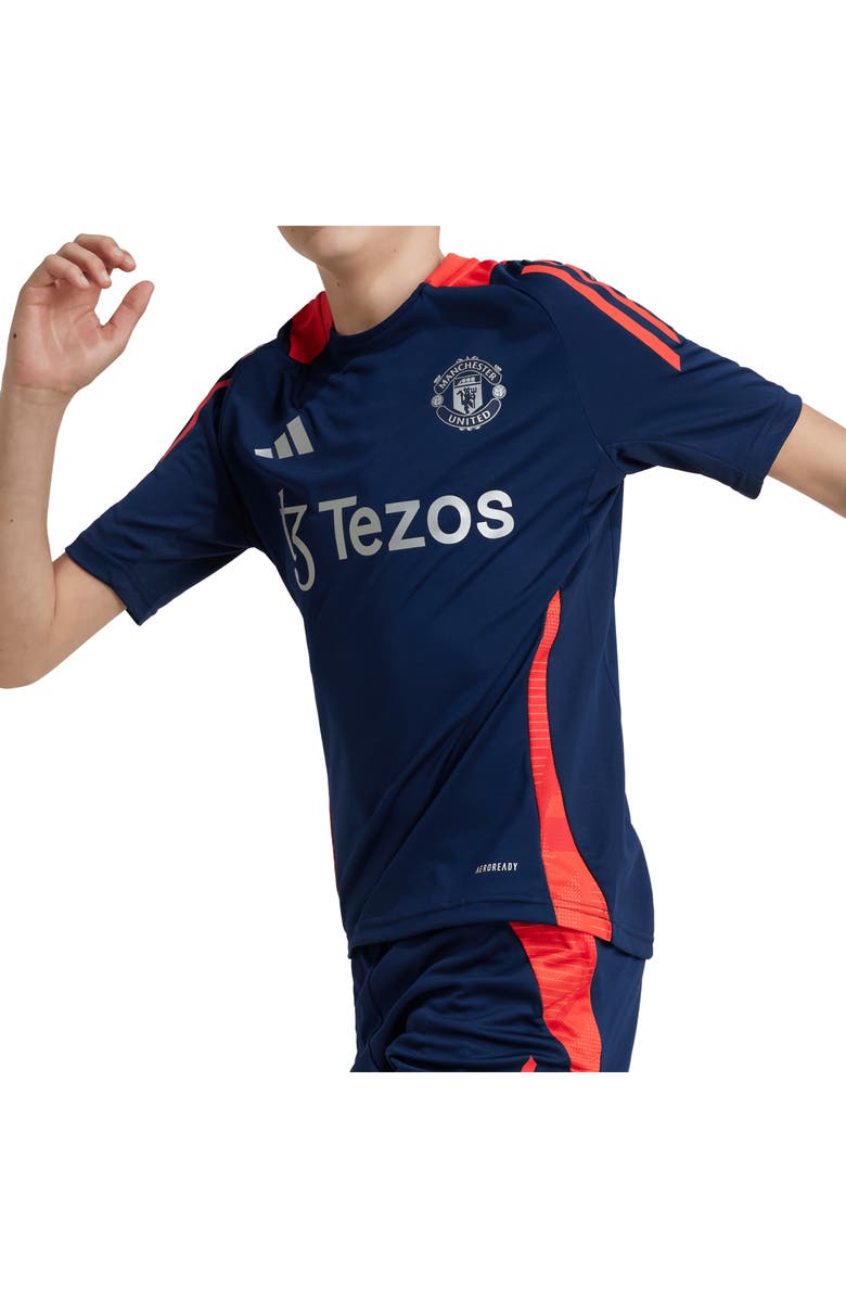 adidas Kids' Manchester United Training Jersey T-Shirt, Alternate, color,