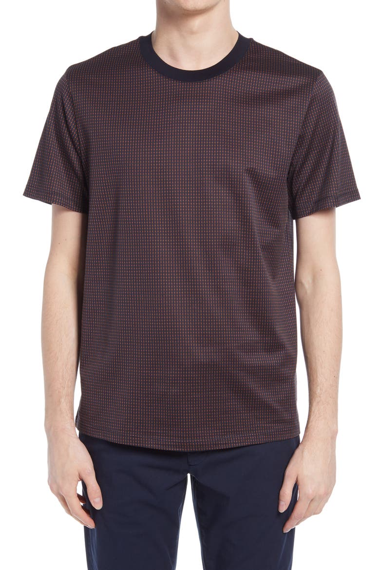 Grid Dot T-Shirt, Main, color, BEACON MLT
