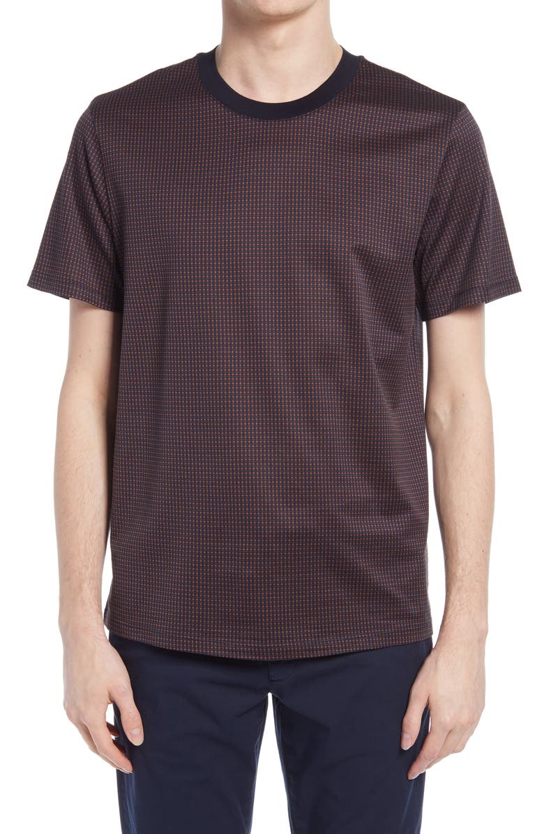 Theory Grid Dot T-Shirt, Main, color, 
