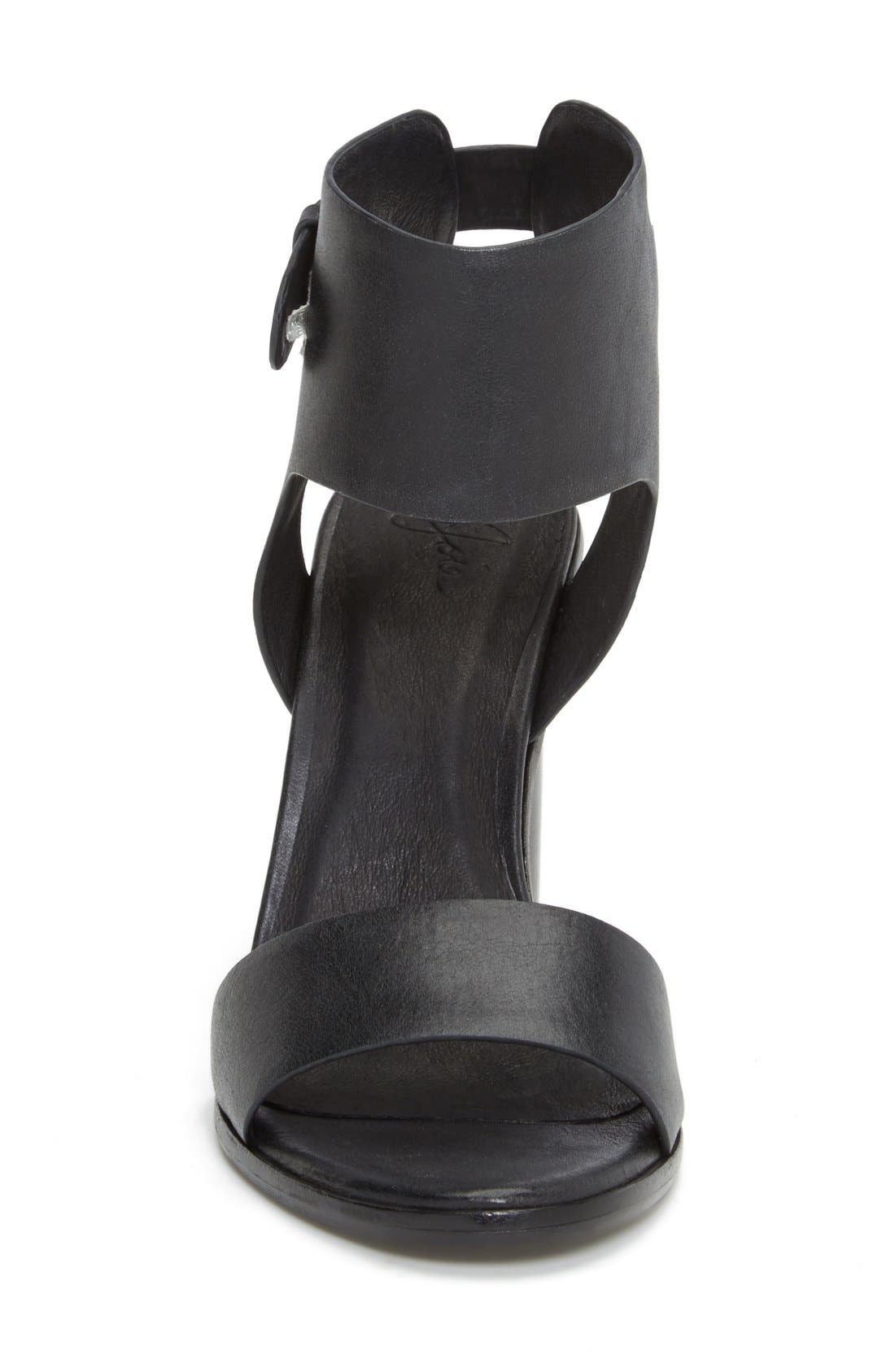 'Opal' Sandal, Alternate, color, BLACKOUT