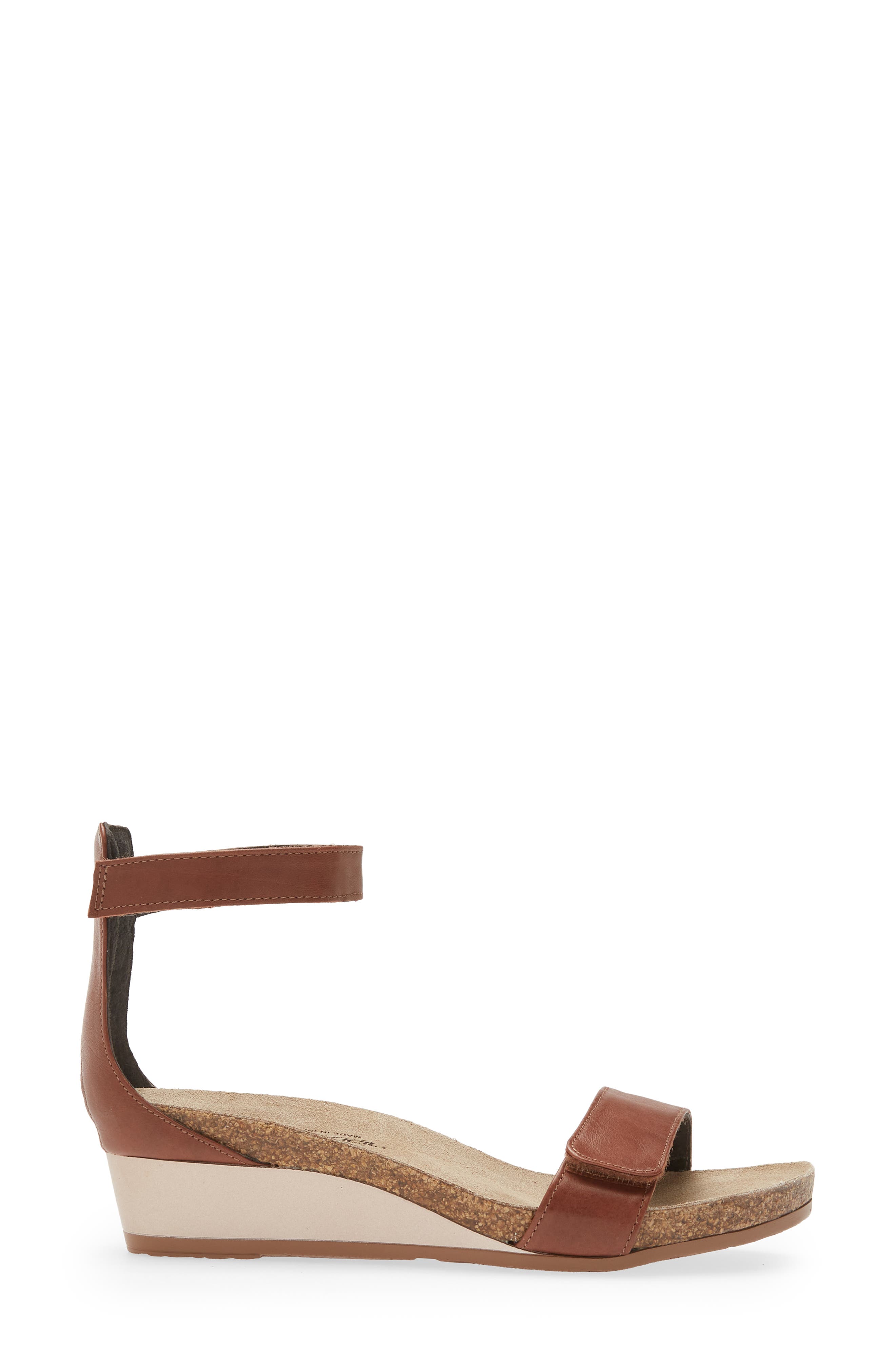 Naot Mermaid Sandal, Alternate, color, Soft Chesnut Leather