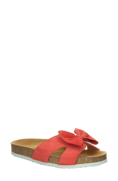 Crissi Bow Slide Sandal (Women)