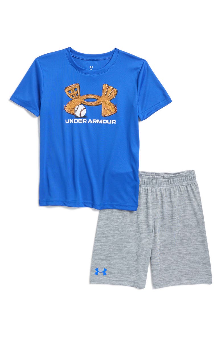 Under Armour Kids' Tech Baseball Graphic T-Shirt & Shorts Set, Main, color, 
