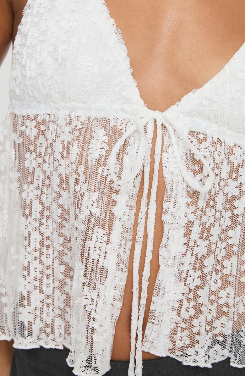 Princess Polly Chantria Tie Front Halter Top, Alternate, color, 