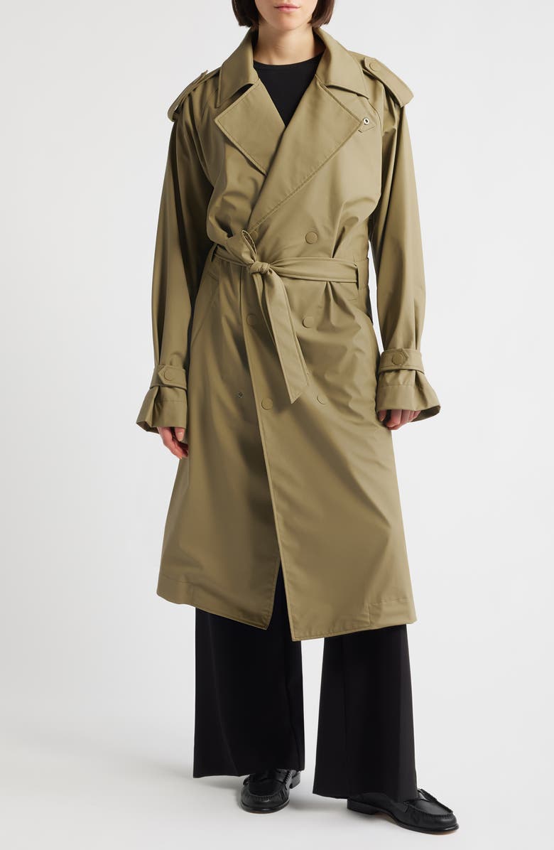 Rains Waterproof Trench Coat, Alternate, color, Fawn
