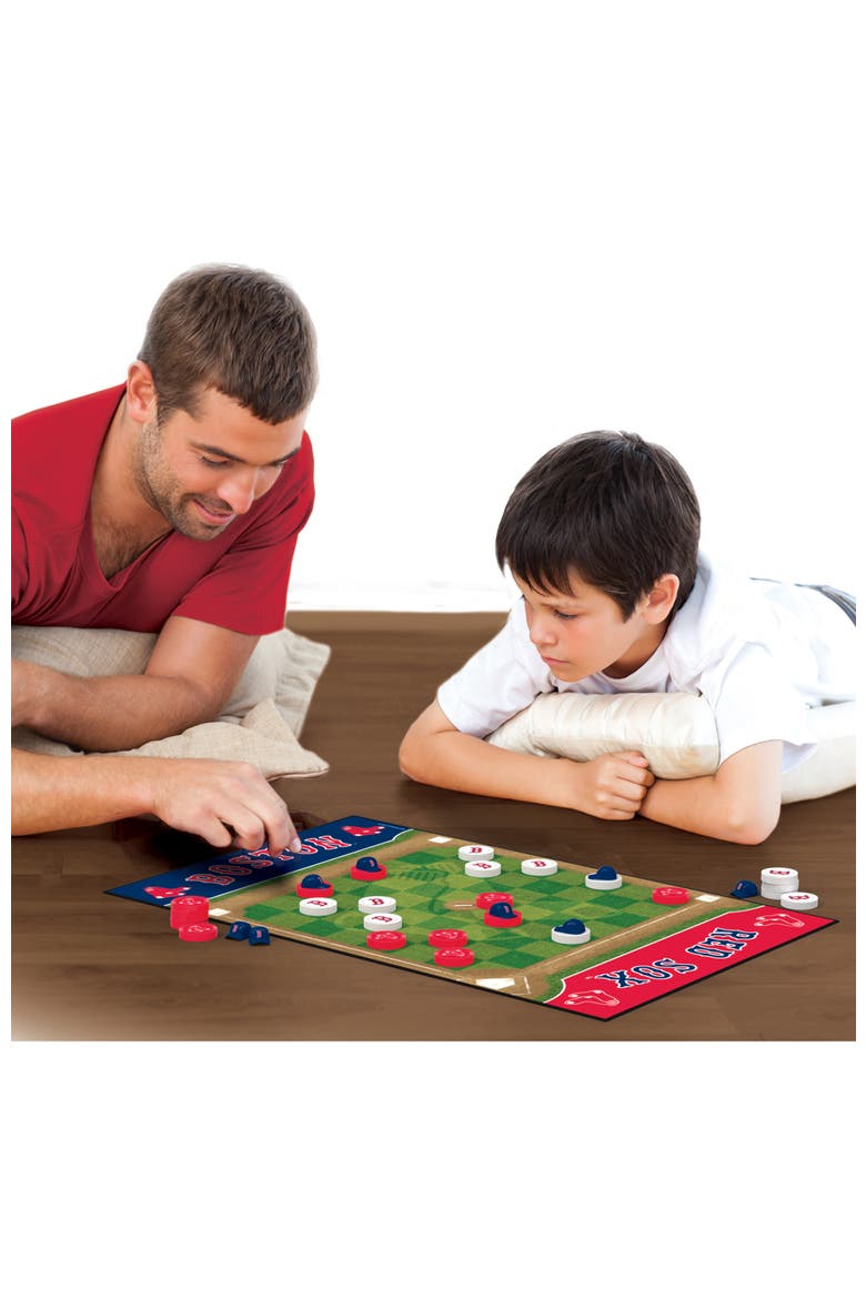 Boston Red Sox Checkers Board Game, Alternate, color, Multicolor