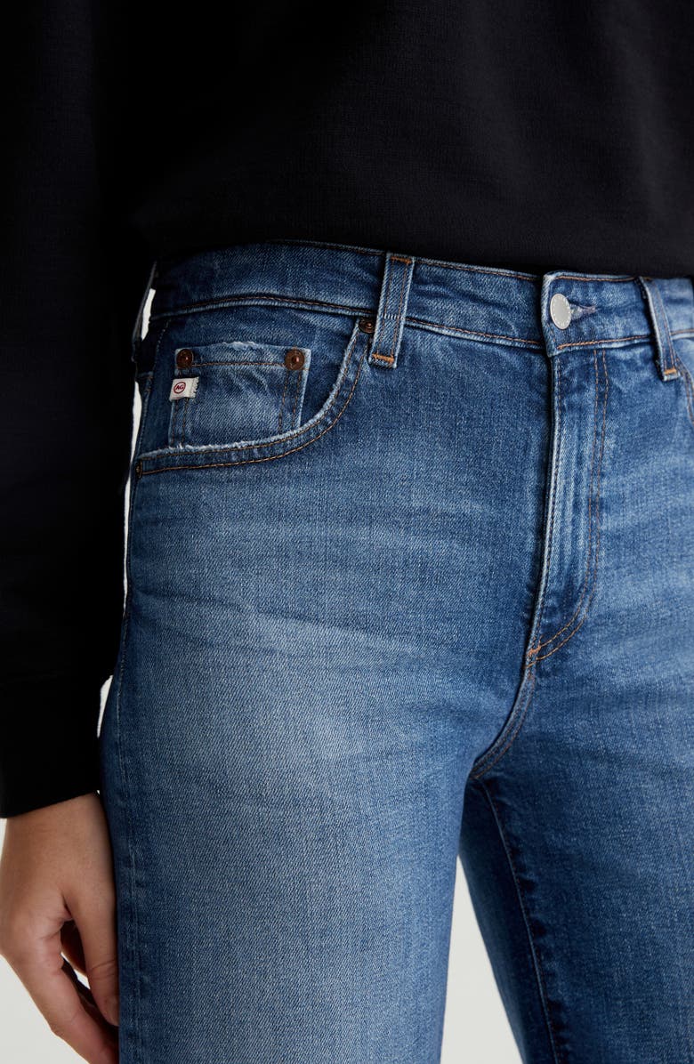 AG Saige Mid Rise Ankle Wide Leg Jeans, Alternate, color,