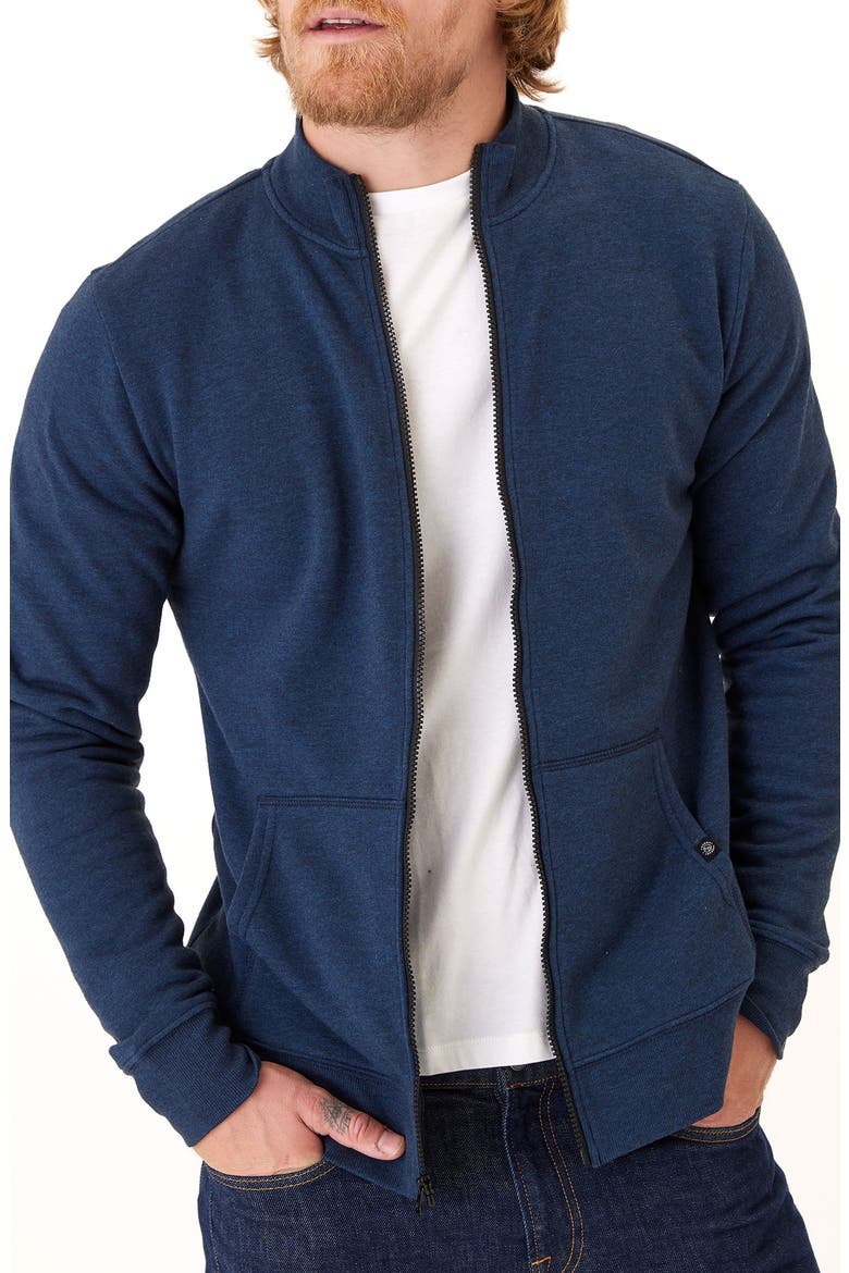 Brandon Knit Zip-Up Jacket, Main, color, MIDNIGHT