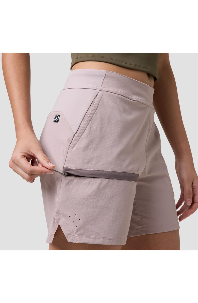 Backcountry Wasatch Ripstop 5" Pull-On Short - Women's, Alternate, color, Bark/Granite Plum
