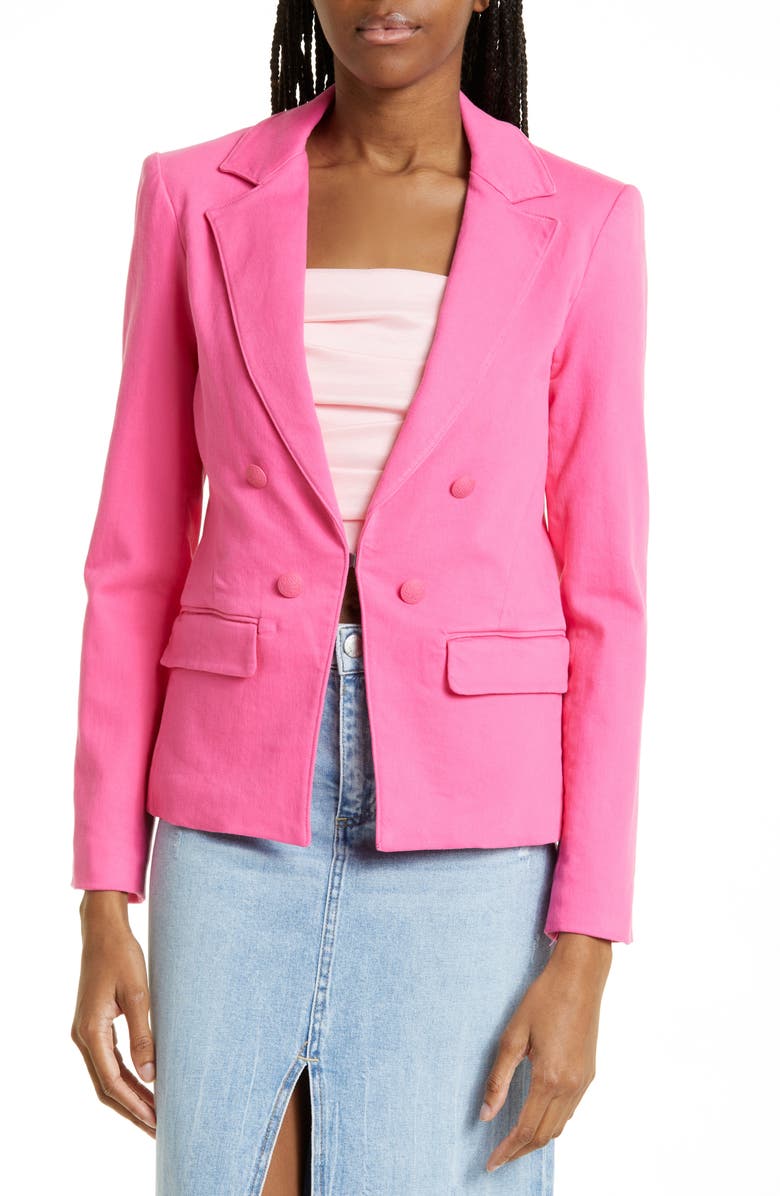 Alice + Olivia Mya Blazer, Alternate, color, Candy