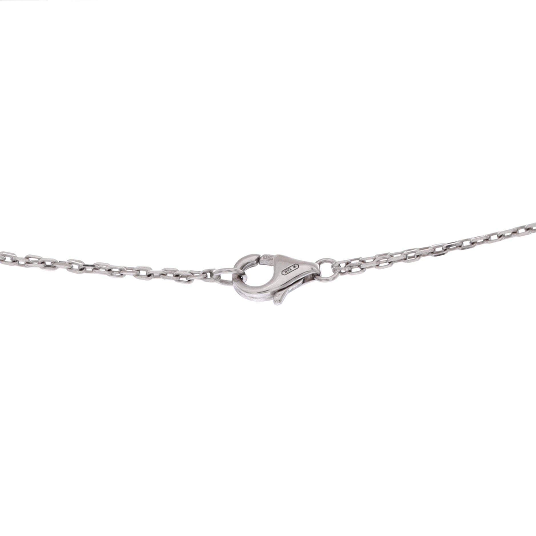 2 Diamonds Love Pendant Necklace 18K White Gold with Diamonds, Alternate, color, Metallic Gold