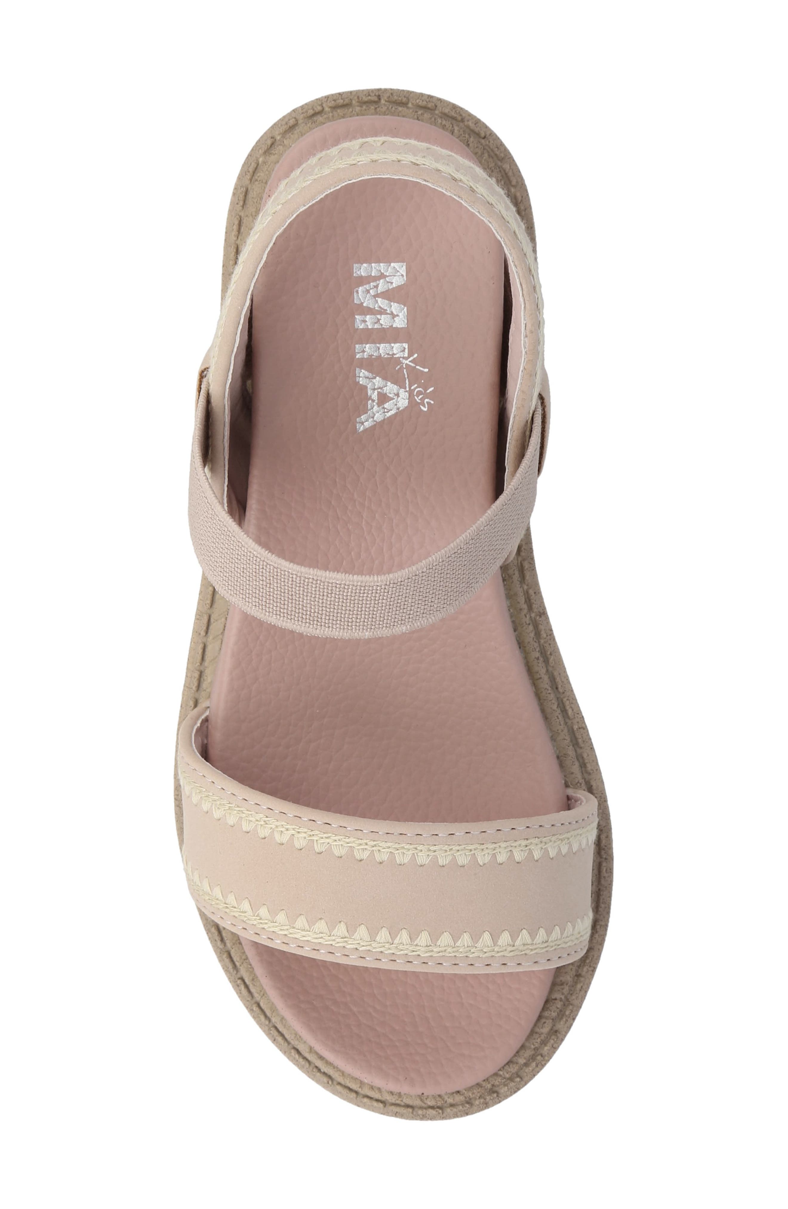 MIA Kids' Junni Platfrom Sandal, Alternate, color, Light Pink