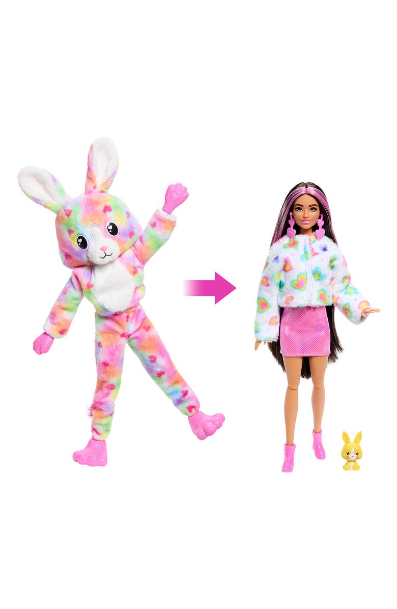 Barbie <sup>®</sup> Cutie Reveal<sup>™</sup> Bunny Doll with 10 Surprises, Alternate, color,