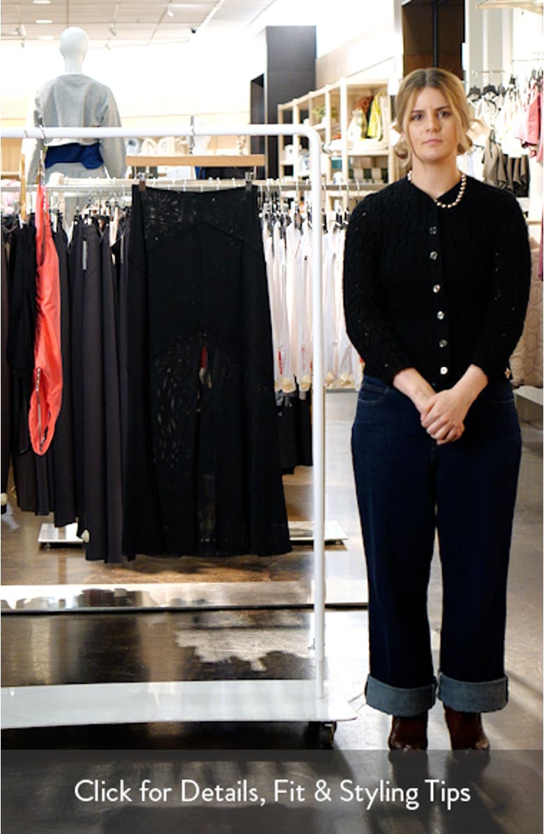 Taly Semisheer Mesh Cover-Up Maxi Skirt, sales video thumbnail