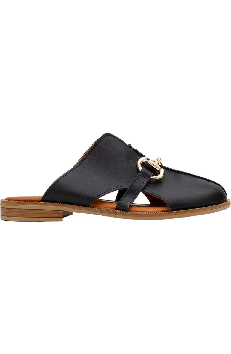 Forever & Always Shoes Favor Leather Mules, Alternate, color, Black Leather