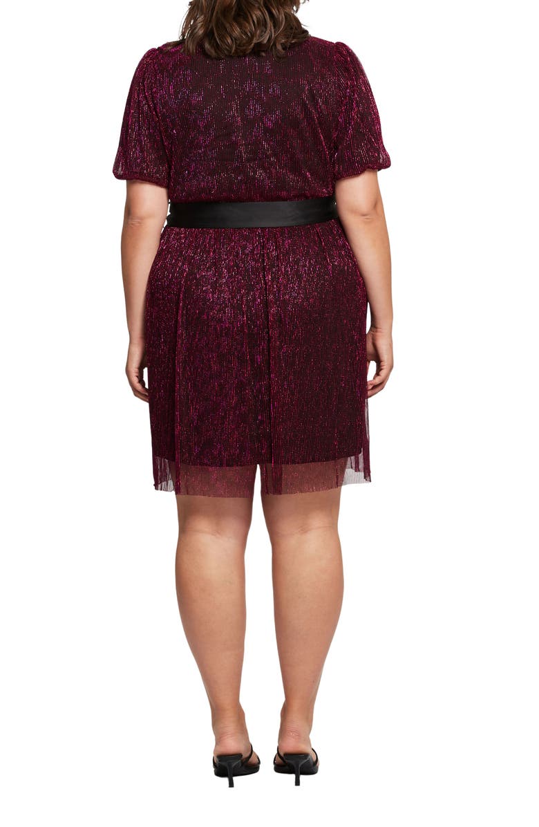 Estelle Avalone Tie Waist Faux Wrap Dress, Alternate, color,