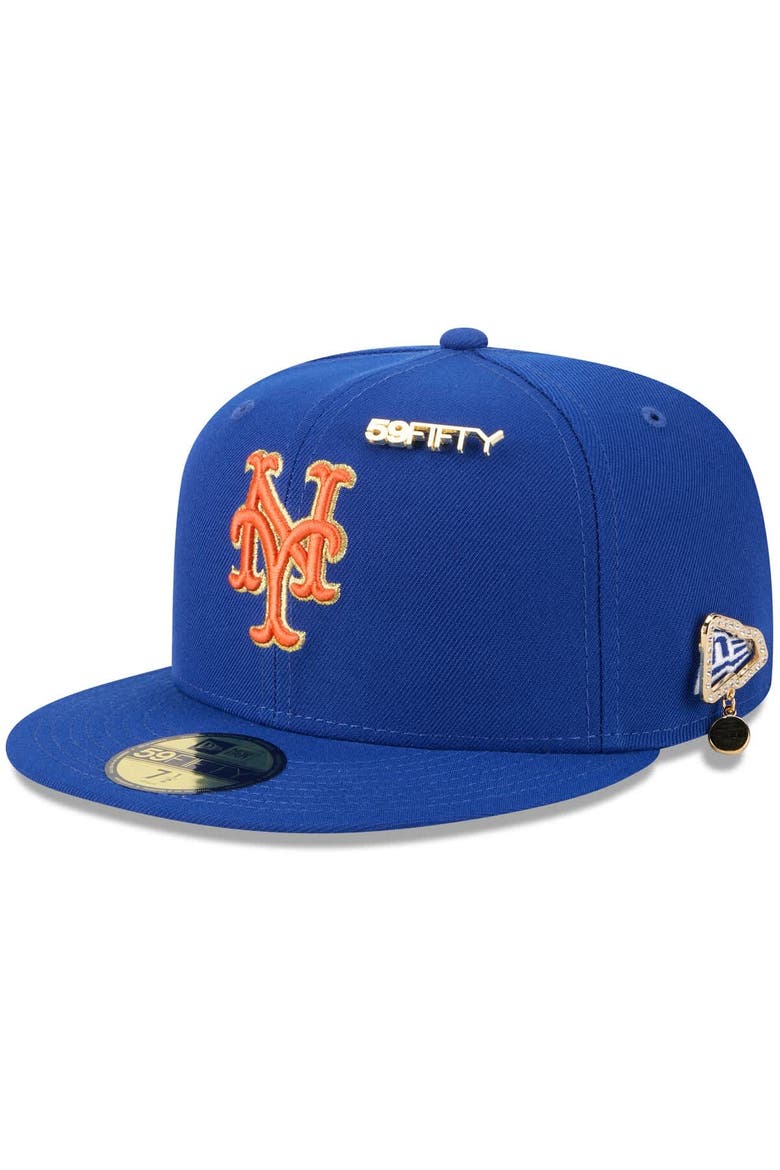 Men's New Era  Royal New York Mets 2025 59FIFTY Day 59FIFTY Fitted Hat with Pins, Main, color, Royal