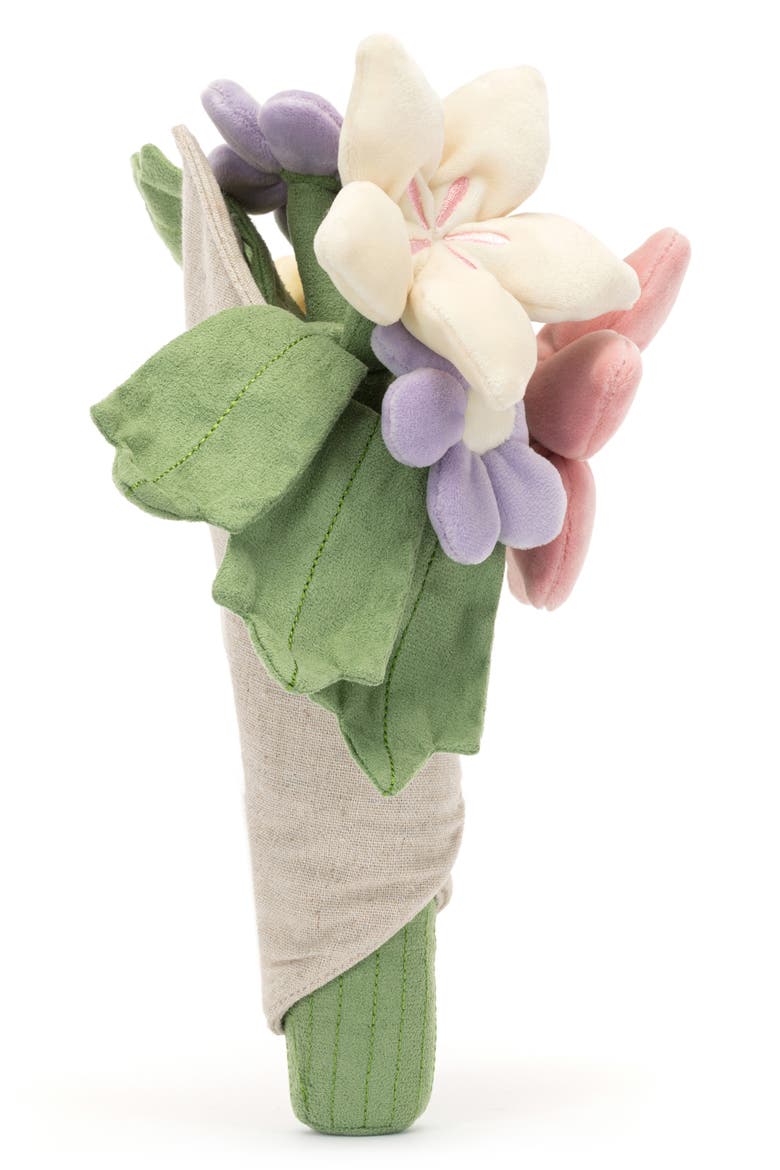 Amusable Bouquet of Flowers Plush Toy, Alternate, color, PURPLE MULTI