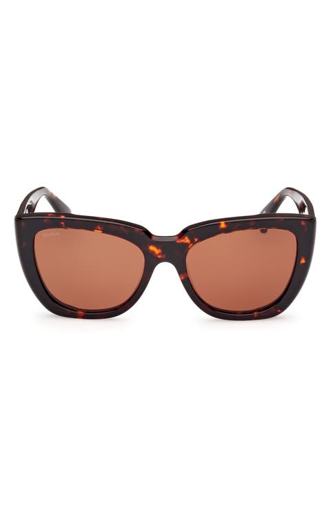 【送料&関税込】Max Mara Cat-eye Sunglasses - Unisex Max Mara White Cat-Eye Sunglasses Max Mara