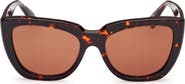 Max Mara Glimpse4 54mm Polarized Cat Eye Sunglasses