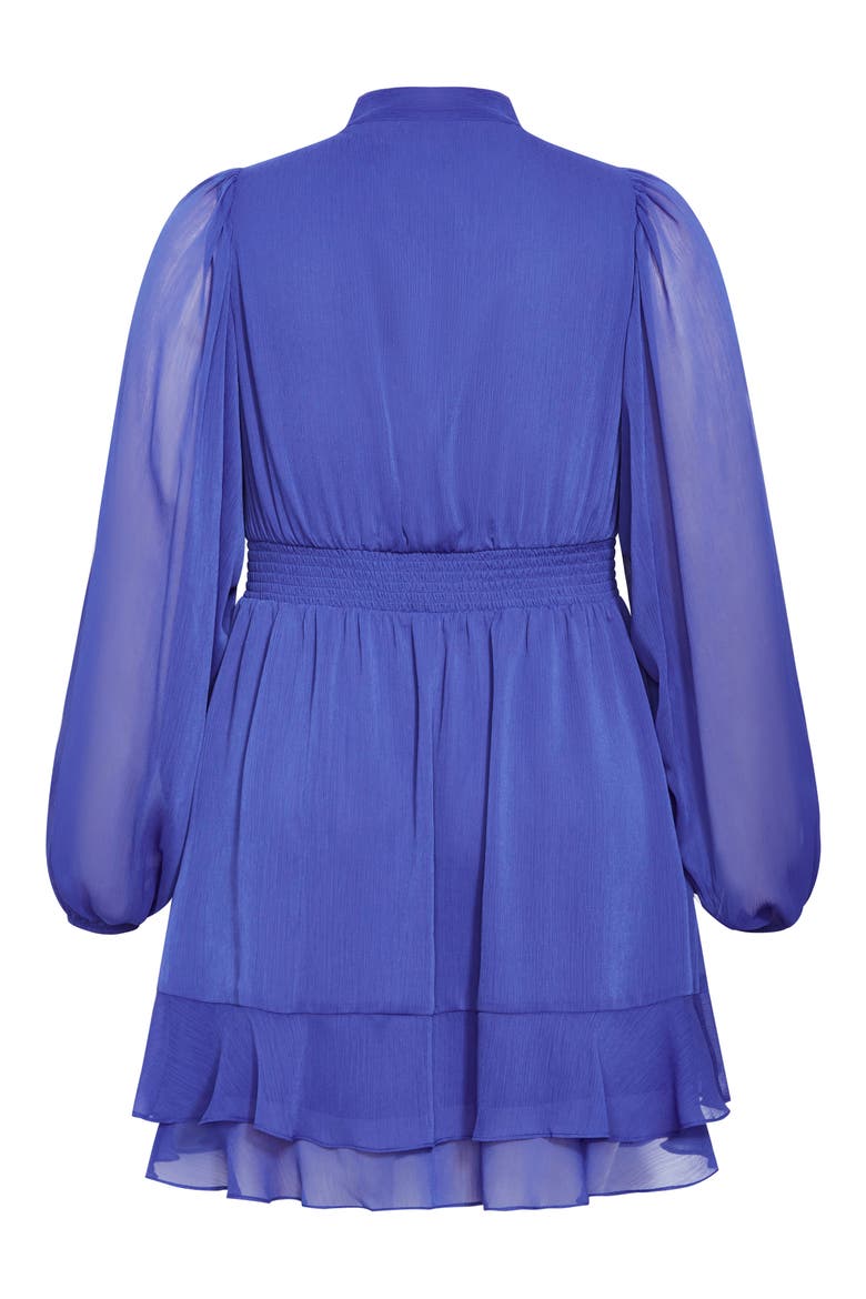 Kendall Long Sleeve Dress, Alternate, color, BLUE