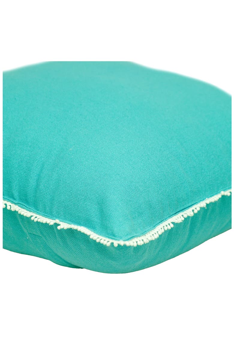 Crochet Dot Throw Pillow, Alternate, color, BLUE
