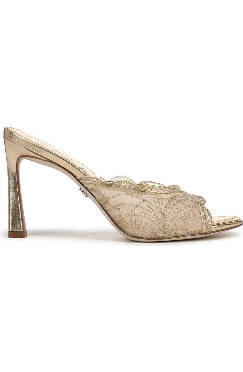 Sam Edelman Iva Mesh Sandal, Alternate, color, Amber Gold