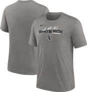 Nike Men's Nike Heather Charcoal Chicago White Sox We Are All Tri-Blend T-Shirt