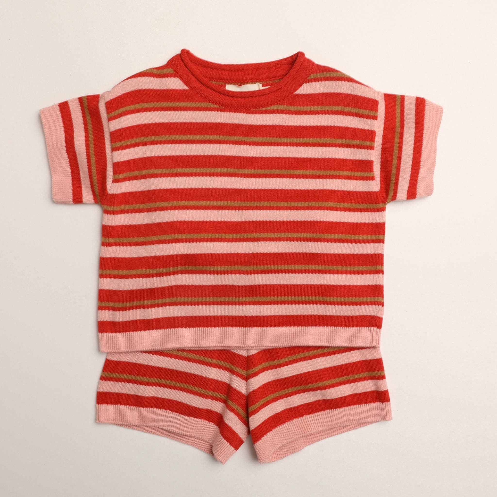 Red Blossom Stripe