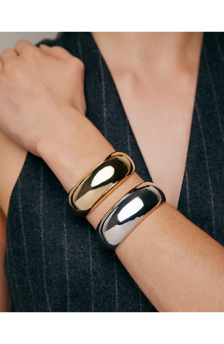 Jennifer Fisher Puffy Cuff, Alternate, color, Silver