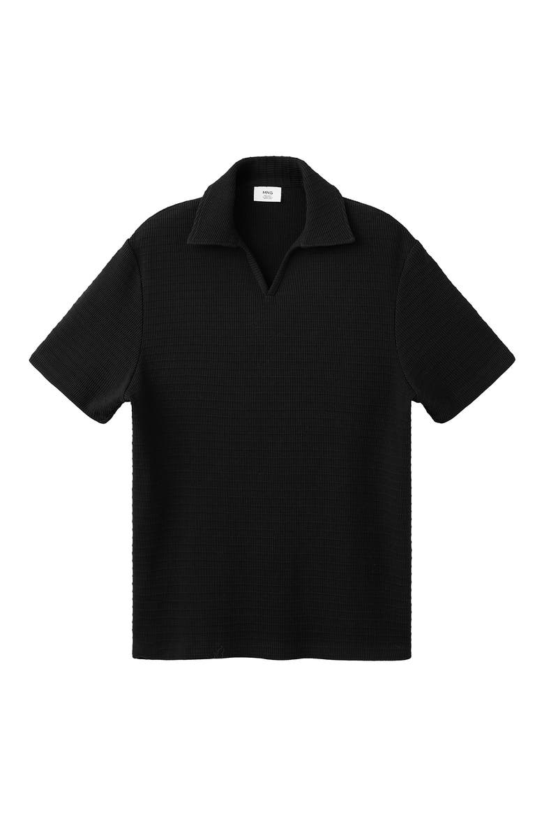 Regular Fit Cotton Polo Shirt, Alternate, color, BLACK