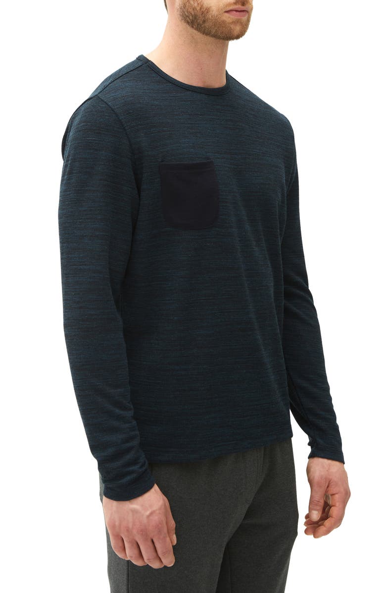 Robert Barakett Millwood Thermal Knit Crewneck Sweatshirt, Alternate, color, 