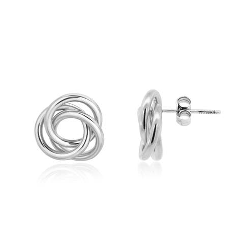 Loopy Knot Stud Earrings