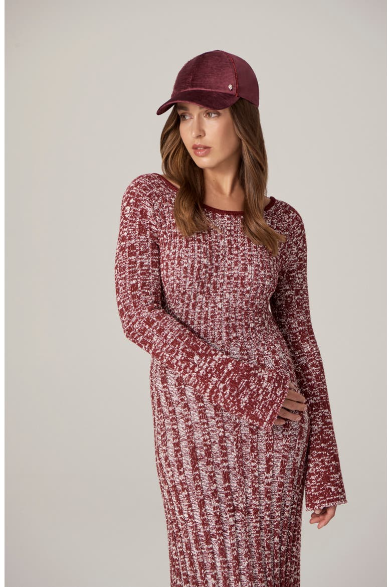 Corinne Velvet Baseball Cap, Alternate, color, FIG