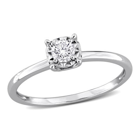 1/5 CTW Lab Grown Diamond Engagement Ring 14k